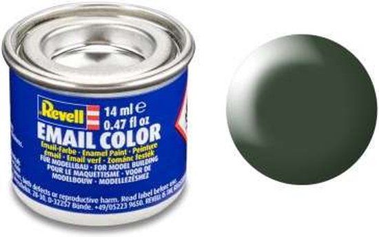 Revell #363 Dark Green - Satin - RAL6020 - Enamel - 14ml