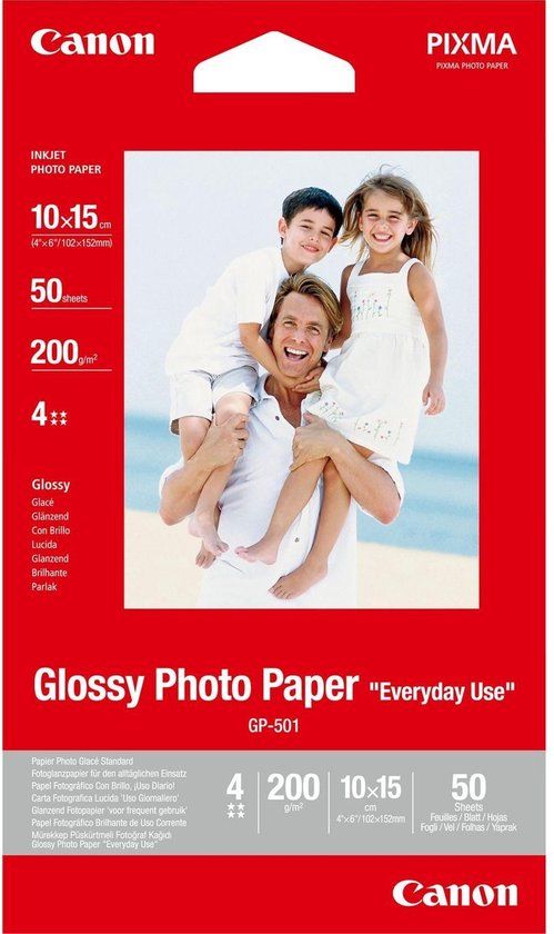Canon GP-501 Fotopapier - 10x15cm - Glans - 50 vel