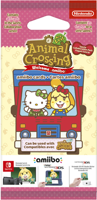 Animal Crossing Sanrio Amiibo Cards - Nintendo Switch/3DS - Card Pack