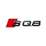 Audi 4M8071804 SQ8 Black Edition embleem zelfklevende letters zwart/rood