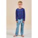 Little Label pyjama met print - blauw/donkerblauw