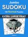 Jumbo Extra Large Print Sudoku: Normal – Volume 1: 150 Medium Difficulty Sudoku Puzzles for Adults • Extra Large One Puzzle Per Page Format • Complete Solutions Included