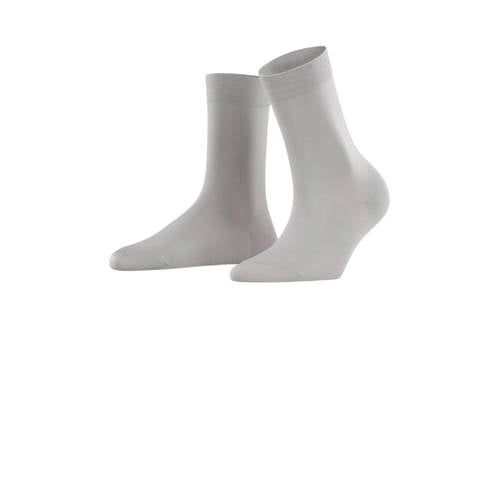 FALKE Cotton Touch sokken - Zilverkleurig