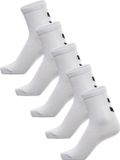 hummel hmlMAKE MY DAY SOCK 5-PACK Unisex Katoen Maat 32-36 BRIGHT WHITE