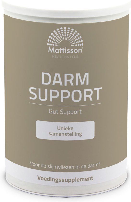 Mattisson Darm Support - Acai, L-Glutamine, Probiotica, Chaga & Guarboonvezels - 275g