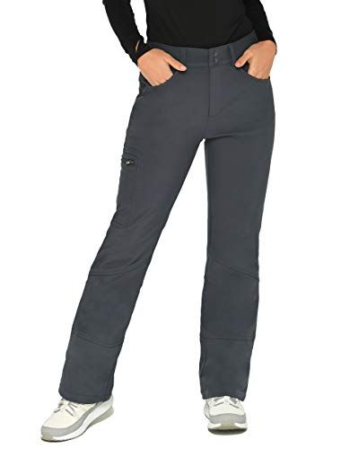 Arctix Dames Sarah Fleece-Lined Softshell Broekje - Staal - XS (0-2) Kort