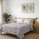 Zomer FANTASY Zomer quilt "FANTASY" bedrukt, Multicolor, 260x270cm