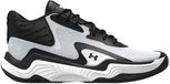 Under Armour Basketbalschoenen Spawn 7 Mid Unisex Wit/Wit/Zwart Maat 42