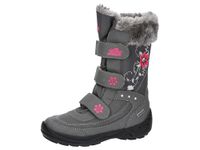 LICO Snowboots donkergrijs / pink / zilver
