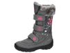 LICO Snowboots donkergrijs / pink / zilver