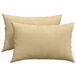 vidaXL Zitkussens 2 stuks Grijs Groen 60 x 40 cm Corduroy stof