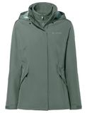 VAUDE Women's Rosemoor 3in1 Jacket II, 3in1 Jas, Regenjas, outdoorJas, Regenjas, met kap, Hardshell Jas, Regenjas, waterdicht, Dames, Outdoorjas