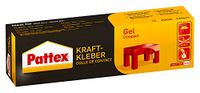 Pattex Power Adhesive Compact, extra sterke lijm zonder druipen en draden, lijm voor verticale en poreuze oppervlakken, 125 g contactlijm in gelvorm