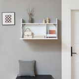 en.casa Klaptafel Rautalampi wandbureau voor wandmontage wit