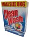 Clean Wash Lessive en poudre - 8 kilo - Blanc - 80 Lavages