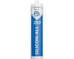 Connect products Seal-it 250 SILICON-ALL siliconenkit Zilvergrijs 310ml