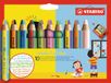 STABILO Woody 3-in-1 Kleurpotloden Assorti 5 Stuks