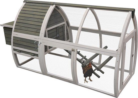 Duvo WOODLAND KIPPENHOK ARK 1 - Groen - Hout - 208x82x102cm