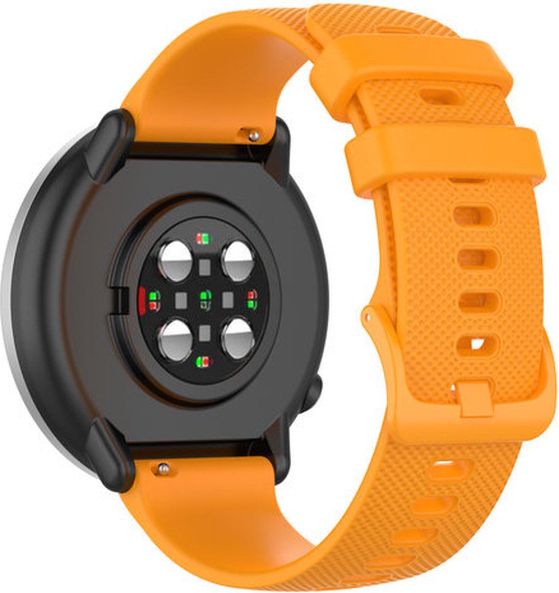 Strap-it Siliconen bandje 20mm - oranje