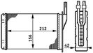MAHLE Wärmetauscher, Innenraumheizung AH74000P