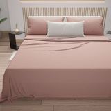 PETTI Artigiani Italiani beddengoedset, poeder, roze, 120x200