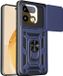 Techsuit Hoesje geschikt voor Realme 16 Pro Plus - Camshield Back Cover - Blauw
