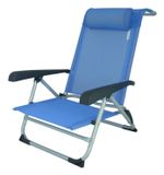 Eurotrail Acapulco Chaise de plage Aluminium, Tissu/Textile Couché/assis