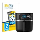 BROTECT - Screenprotector voor Philips Airfryer HD9880/90 - Folie Beschermfolie transparant 2 Stuks