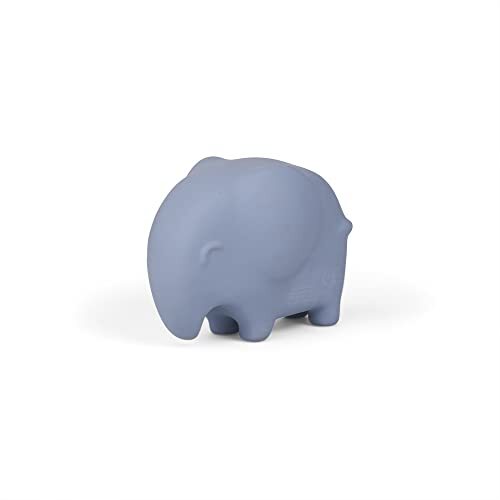 Grünspecht Biologisch speelgoed van natuurlijk rubber, tandhulp en speelgoed, BPA-vrij, bevordert fijne motoriek en tastzin, Elli de olifant, blauw (685-00)