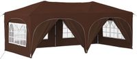vidaXL Pop-up Feesttent 575 x 288 x 245 cm Bruin Oxford Stof