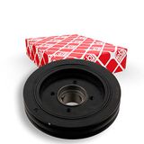 febi bilstein 30408 Pulley ontkoppeld, voor krukas, verpakking van één | Compatibel met: MITSUBISHI L200, PAJERO II, PAJERO II Canvas Top, PAJERO SPORT I