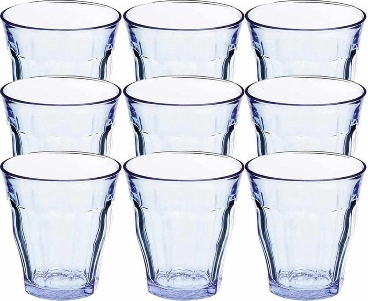 Duralex Picardie Drinkglazen Blauw 310 ml - 24 Stuks