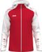 Jako Sonic Jas Met Kap Kinderen - Rood / Wit | Maat: 164