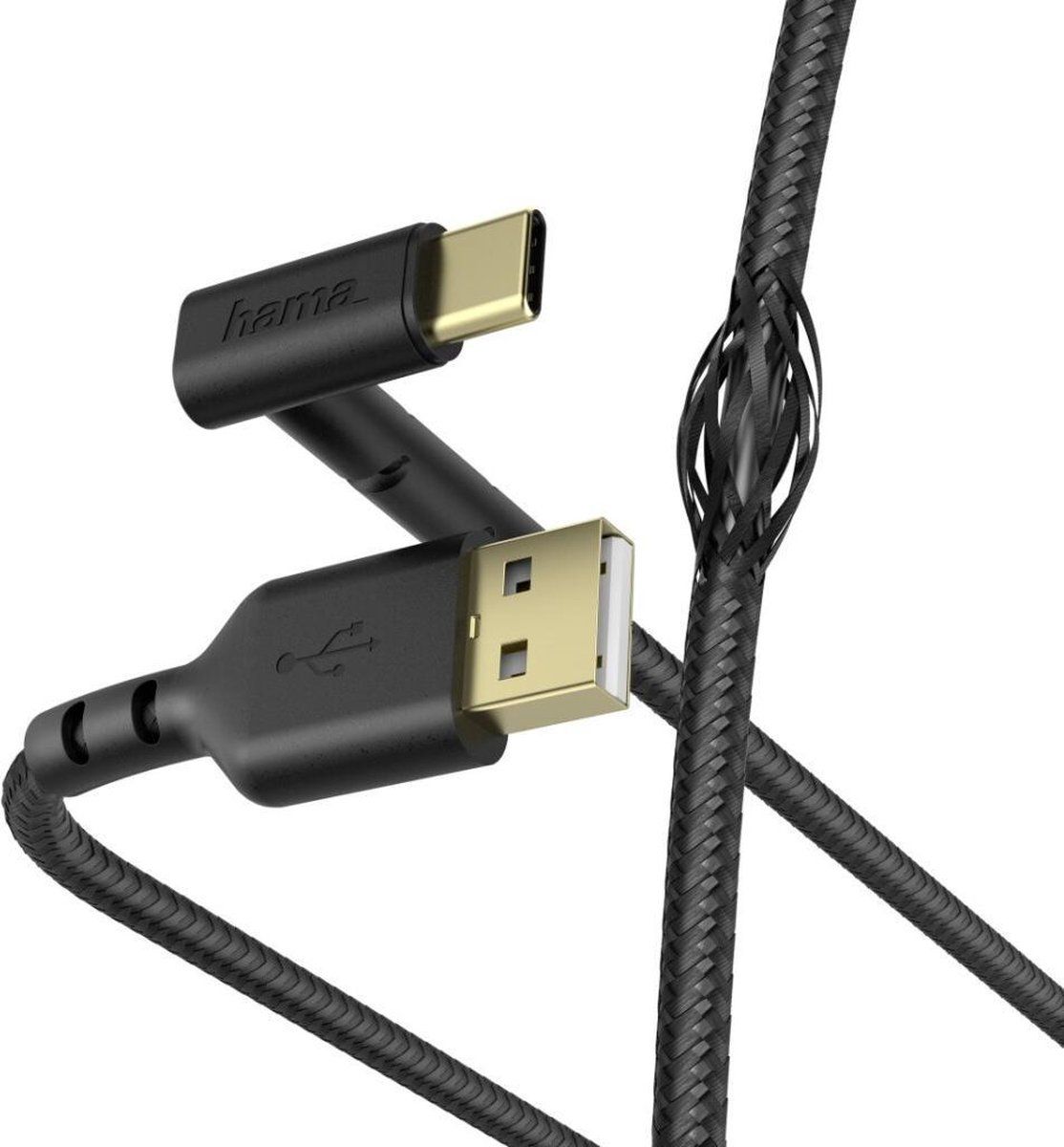Hama Oplaad-/gegevenskabel USB-A - USB-C 1,5 m Zwart