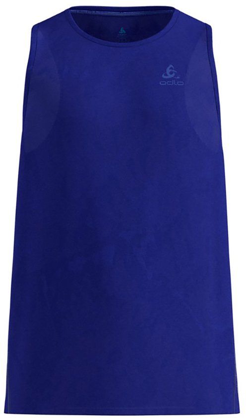 Odlo ZEROWEIGHT ENGINEERED CHILL-TEC Tanktop Heren Blauw Maat L