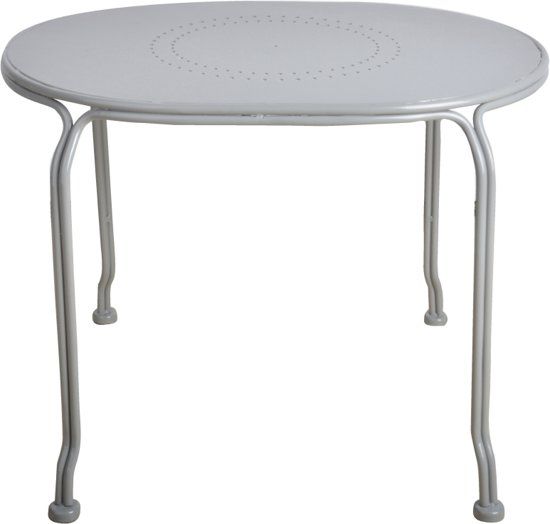Esschert Design Koffietafel klassiek grijs - 8714982095641