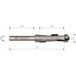 Mtec014.18 - Fraise hélicoïdale en diamant avec roulement Z1+1 corps en acier PCD H2,5mm