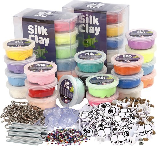 Silk Clay Funny Friends, large, 1 set