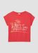 s.Oliver T-shirt enfant rouge Lyocell Manches courtes Col rond