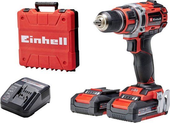 Einhell TE-CD 18/50 Li BL Kit Accuboormachine | 18V | 2x 2.0Ah | Koolborstelloos