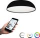 EGLO connect.z Tollos-Z Plafondlamp - Ø 55 cm - Zwart|Wit - Instelbaar RGB & wit licht - Dimbaar - Zigbee