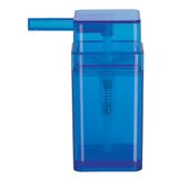 Spirella 10.15301 Cubo zeepdispenser van polystyrol, transparant blauw