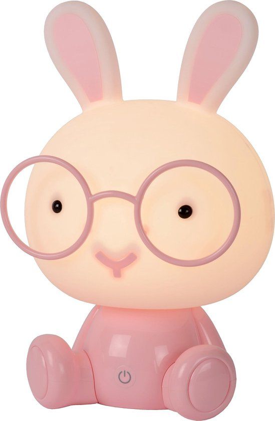 Lucide DODO Rabbit Tafellamp - LED - Roze - Kinderkamer