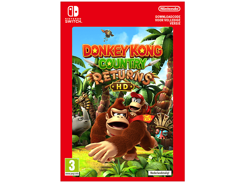 Nintendo Donkey Kong Country Returns HD - Switch (Download Code)