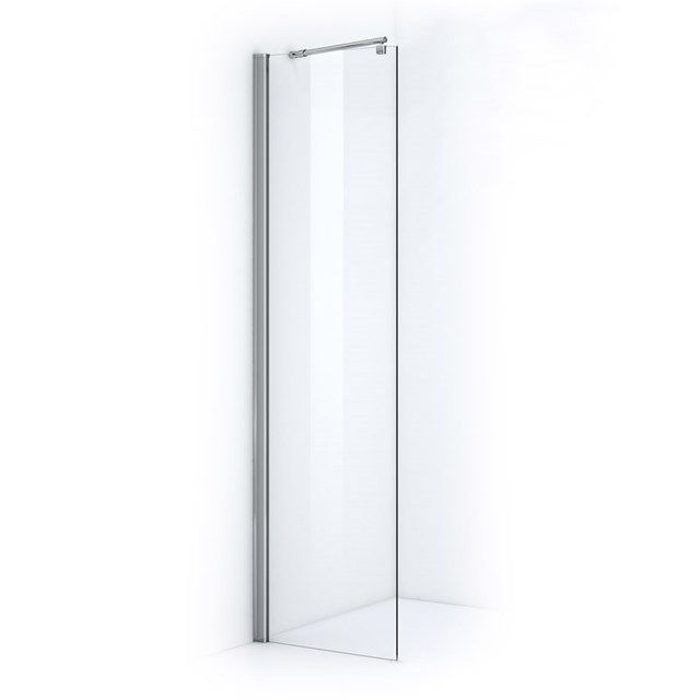 Maxaro Douchewand Inloopdouche Zircon Comfort 60cm Veiligheidsglas 6 mm Chroom