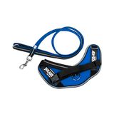 IDC Powair Bundle - IDC Powair hondentuig, Maat: S/Mini, Blauw + IDC Powair lijn, Maat: 1,2 m met Handvat en Kleine Karabijnhaak, Blauw