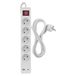 EMOS - Stekkerdoos 5-voudig met USB-opladen en 3 m kabel, Franse standaard