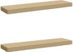 vidaXL 2-delige Bankkussens VUGHT 100% Polyester Beige