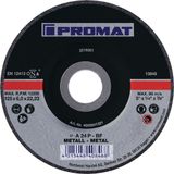 Promat/Tecwerk Disque d'ébavurage | D180xS8mm | acier courbé | trou 22,23 mm