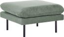 Beliani VINTERBRO Ottomaan - Groen - Polyester - Retro & Vintage